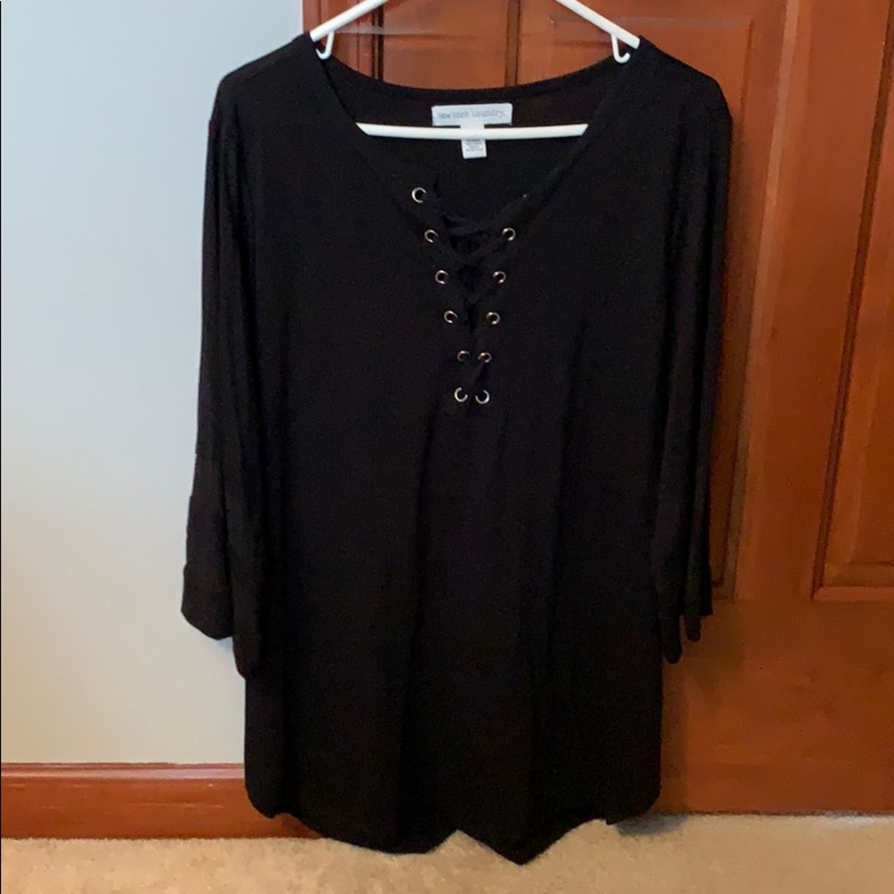Black dress shirt